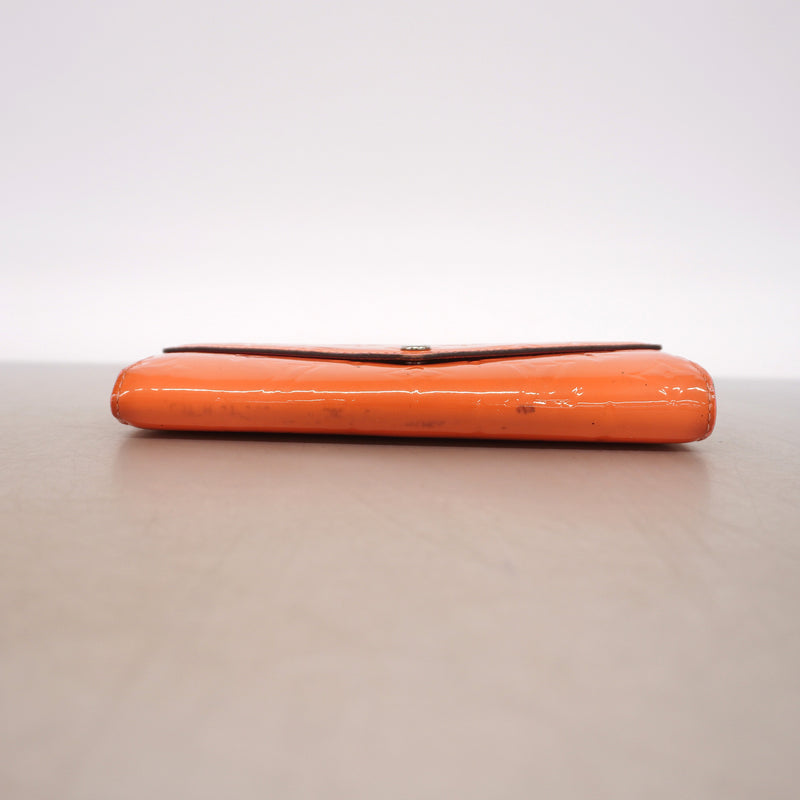 【6ib1505】ルイヴィトン 長財布 ヴェルニ ポルトフォイユサラ M90299 ポピーペタル【中古】レディース