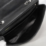 【6ib1510】シャネル ショルダーバッグ マトラッセ Wフラップ Wチェーン キャビアスキン ブラウン シルバー金具【中古】レディース