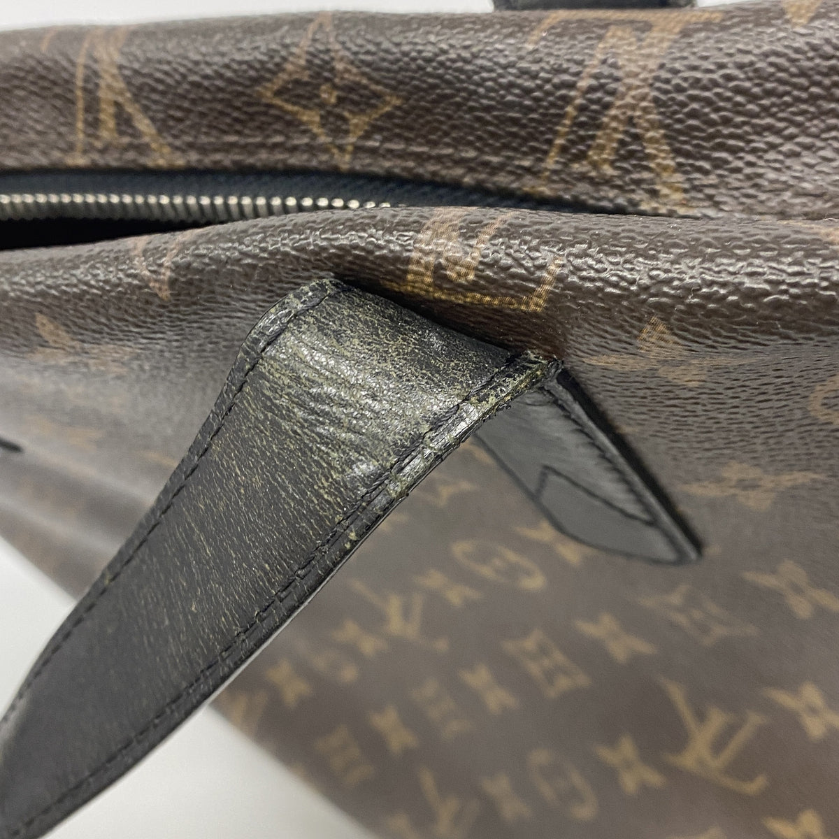 【6ib1520】ルイヴィトン トートバッグ モノグラム・マカサー キタン M40388 ブラウン【中古】メンズ