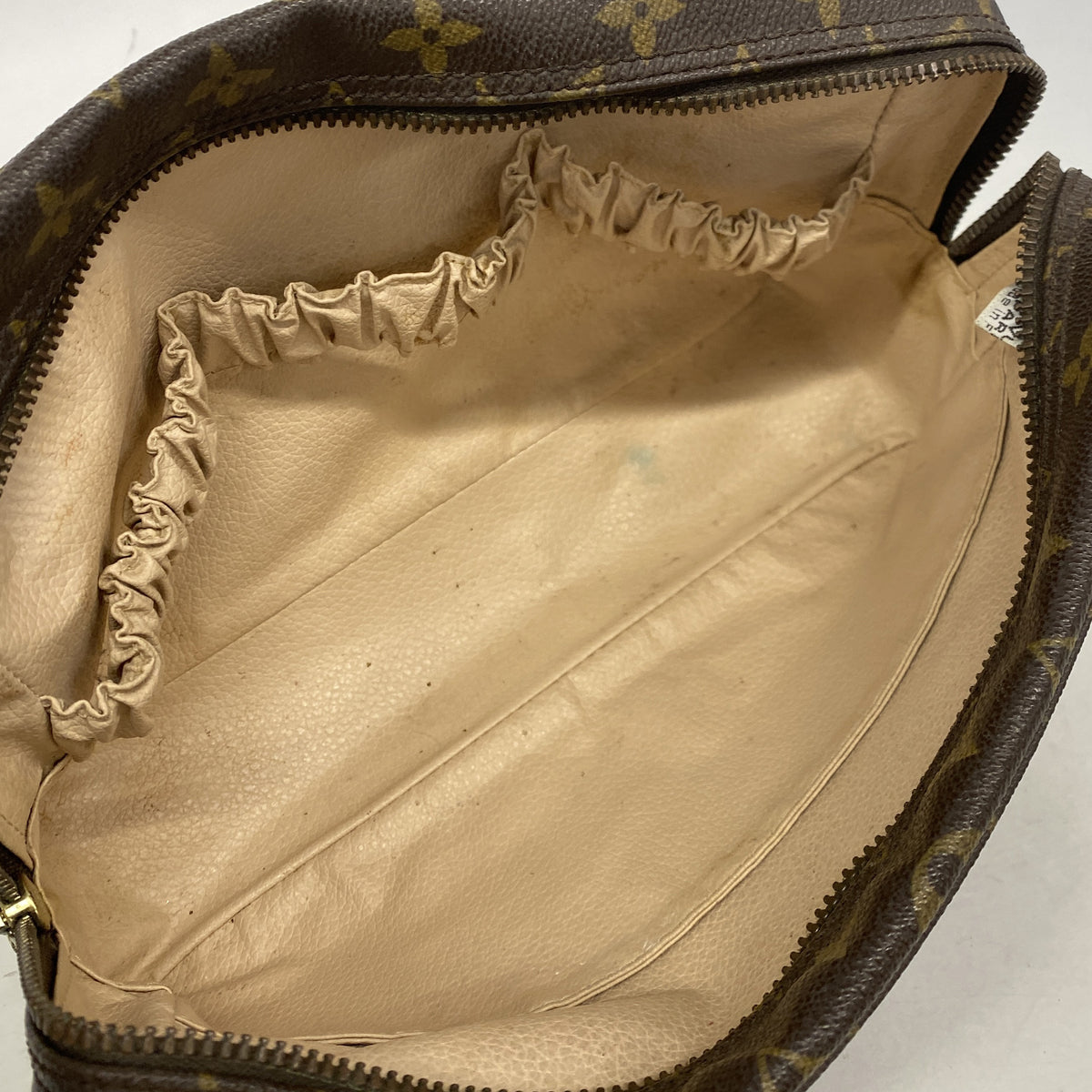 【6ib1522】ルイヴィトン ポーチ モノグラム トゥルーストワレット28 M47522 ブラウン【中古】レディース