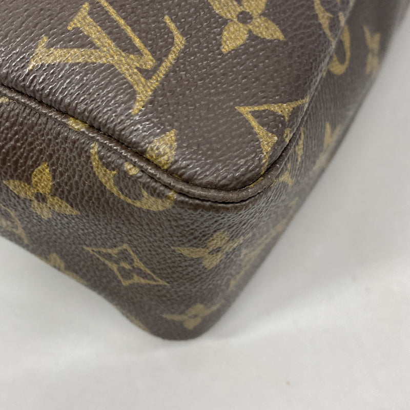 【6ib1522】ルイヴィトン ポーチ モノグラム トゥルーストワレット28 M47522 ブラウン【中古】レディース