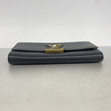 【6ib1526】ルイヴィトン 長財布 トリヨン ポルトフォイユカプシーヌ M62148 ノワール【中古】レディース