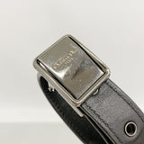 【6ib1527】クリスチャンディオール ショルダーバッグ カロ レザー ブラック シルバー金具【中古】レディース
