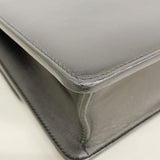 【6ib1527】クリスチャンディオール ショルダーバッグ カロ レザー ブラック シルバー金具【中古】レディース