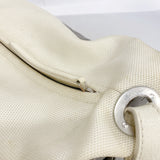 【6ib1528】シャネル ショルダーバッグ パリビアリッツ キャンバス グレー シルバー金具【中古】レディース