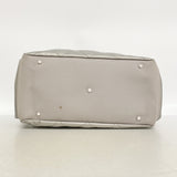 【6ib1528】シャネル ショルダーバッグ パリビアリッツ キャンバス グレー シルバー金具【中古】レディース