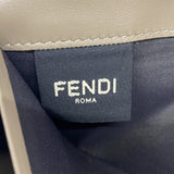 【6ib1540】フェンディ 長財布 レザー グレージュ ゴールド金具【中古】レディース