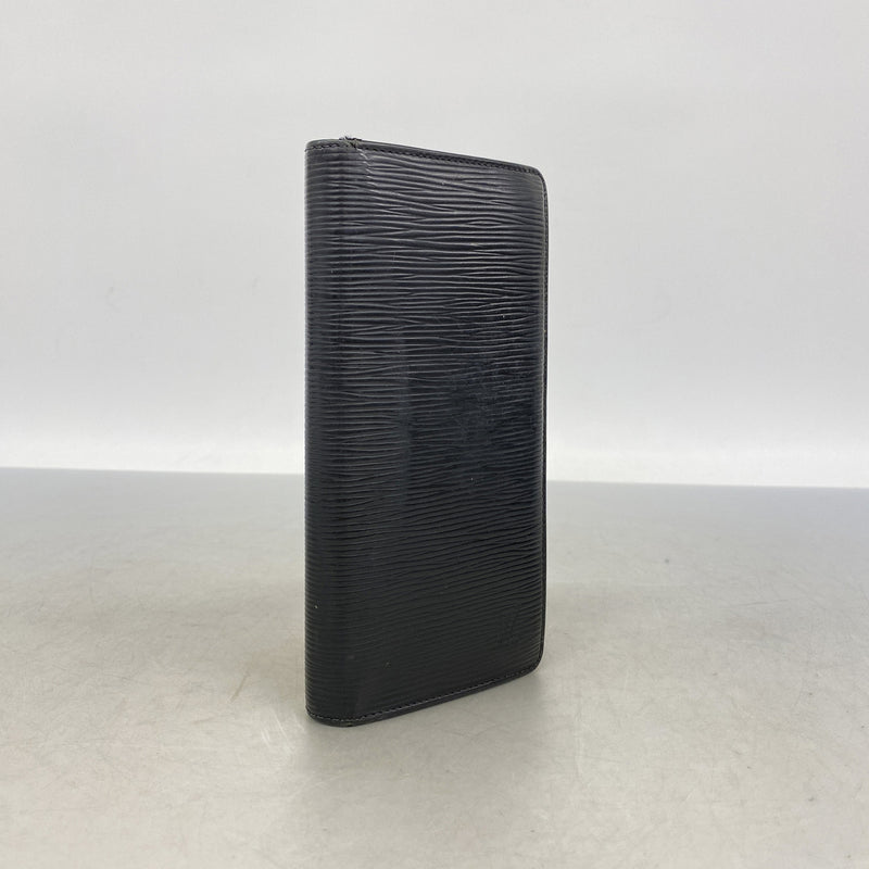 【6ib1556】ルイヴィトン 長財布 エピ ポルトフォイユブラザ M66542 ノワール【中古】メンズ