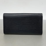 【6ib1557】ルイヴィトン 長財布 エピ ポルトフォイユルイーズ M60767 ノワール【中古】メンズ レディース ユニセックス