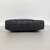 【6ib1558】シャネル ショルダーバッグ マトラッセ チェーンショルダー キャビアスキン ブラック ゴールド金具【中古】レディース