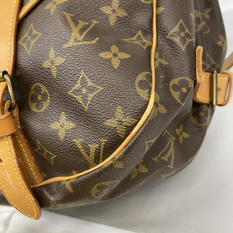 【6ib1560】ルイヴィトン ショルダーバッグ モノグラム ソミュール43 M42252 ブラウン【中古】レディース