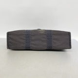 【6ib1563】エルメス トートバッグ エールラインMM ナイロン グレー シルバー金具【中古】レディース