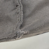 【6ib1563】エルメス トートバッグ エールラインMM ナイロン グレー シルバー金具【中古】レディース