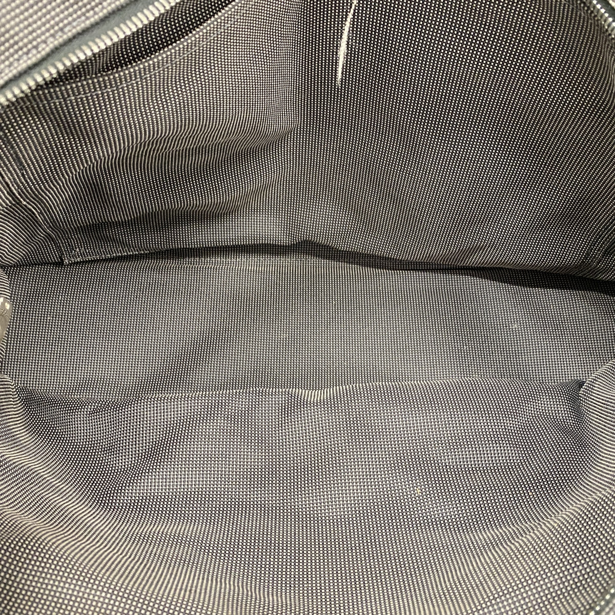 【6ib1563】エルメス トートバッグ エールラインMM ナイロン グレー シルバー金具【中古】レディース