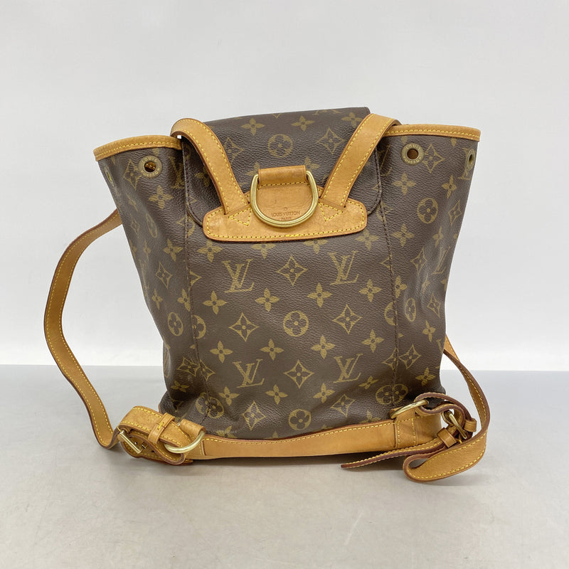 【6ib1566】ルイヴィトン リュック・デイパック モノグラム モンスリMM M51136 ブラウン【中古】レディース