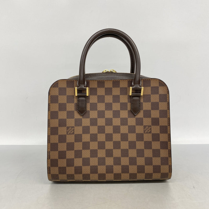 【6ib1570】ルイヴィトン ハンドバッグ ダミエ トリアナ N51155 エベヌ【中古】レディース