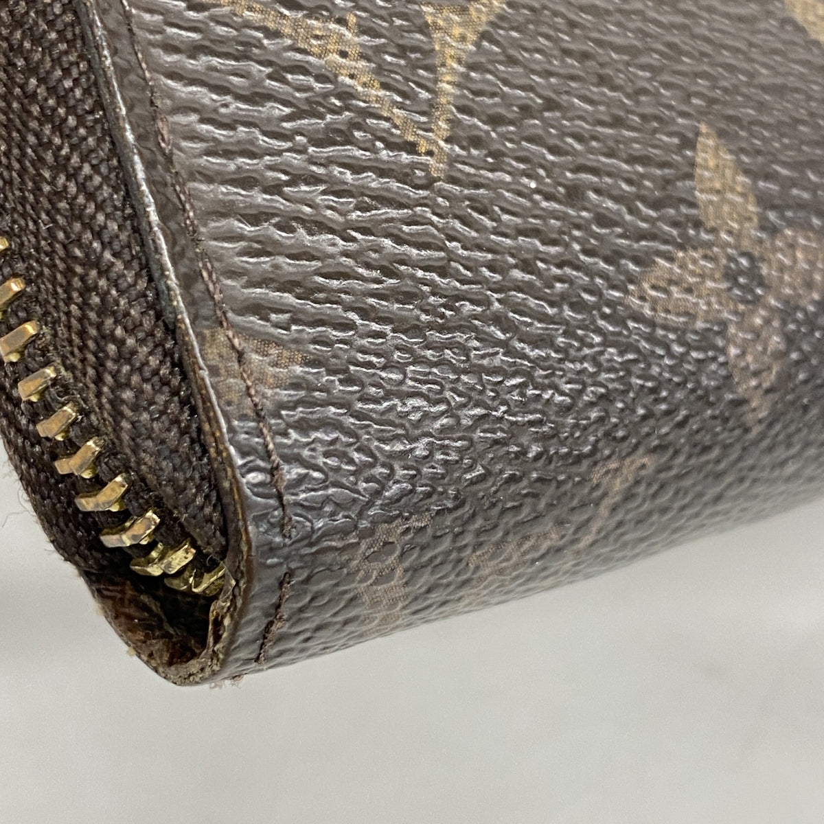 【6ib1575】ルイヴィトン 長財布 モノグラム ジッピーウォレット M60017 ブラウン【中古】メンズ レディース ユニセックス