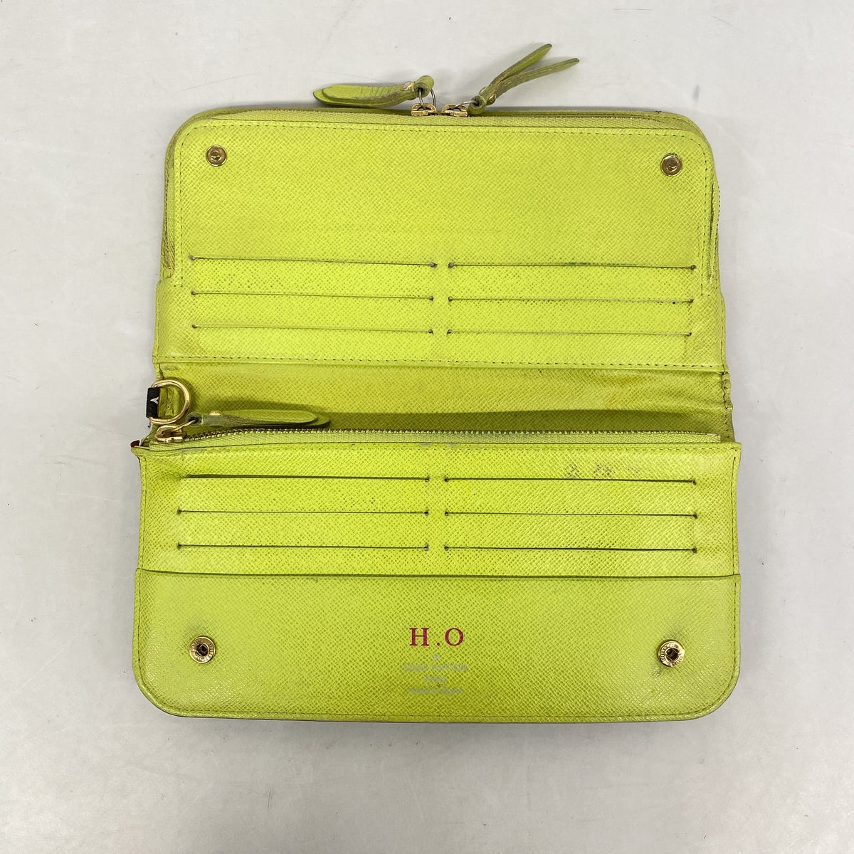 【6ib1576】ルイヴィトン 長財布 モノグラム・マルチカラー ポルトフォイユアンソリット M93755 ピスタッシュ 【中古】レディース