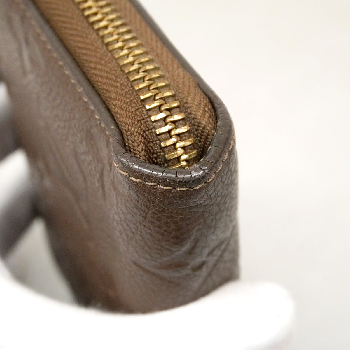 【6ib1585】ルイヴィトン 財布 モノグラム・アンプラント ポルトフォイユスクレットコンパクト M93431 オンブル【中古】レディース