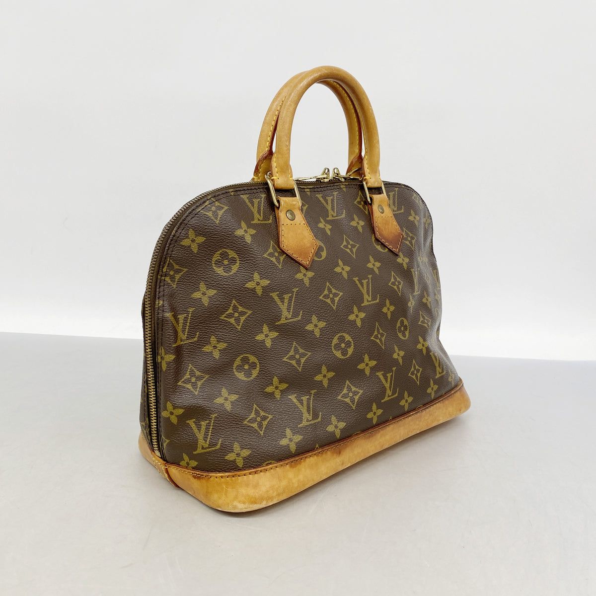 【6ib1593】ルイヴィトン ハンドバッグ モノグラム アルマ M51130 ブラウン【中古】レディース