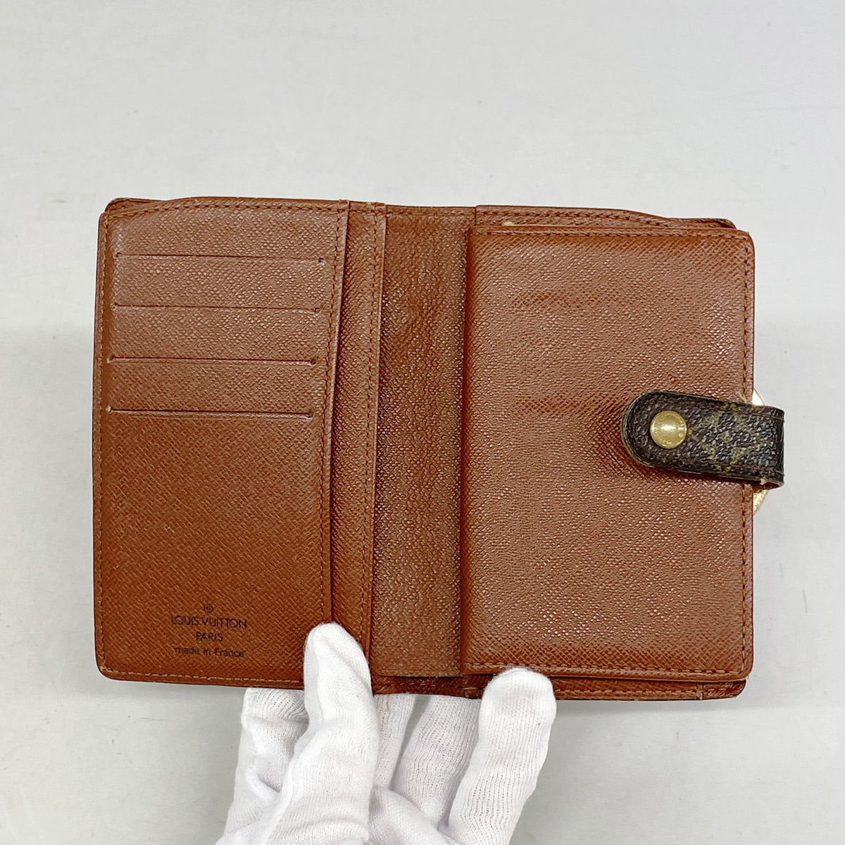 【6ib1597】ルイヴィトン 財布 モノグラム ポルトモネビエヴィエノワ M61663 ブラウン【中古】レディース