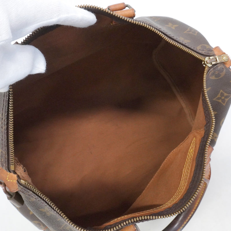 【6ib1602】ルイヴィトン ハンドバッグ モノグラム スピーディ35 M41107 ブラウン【中古】レディース