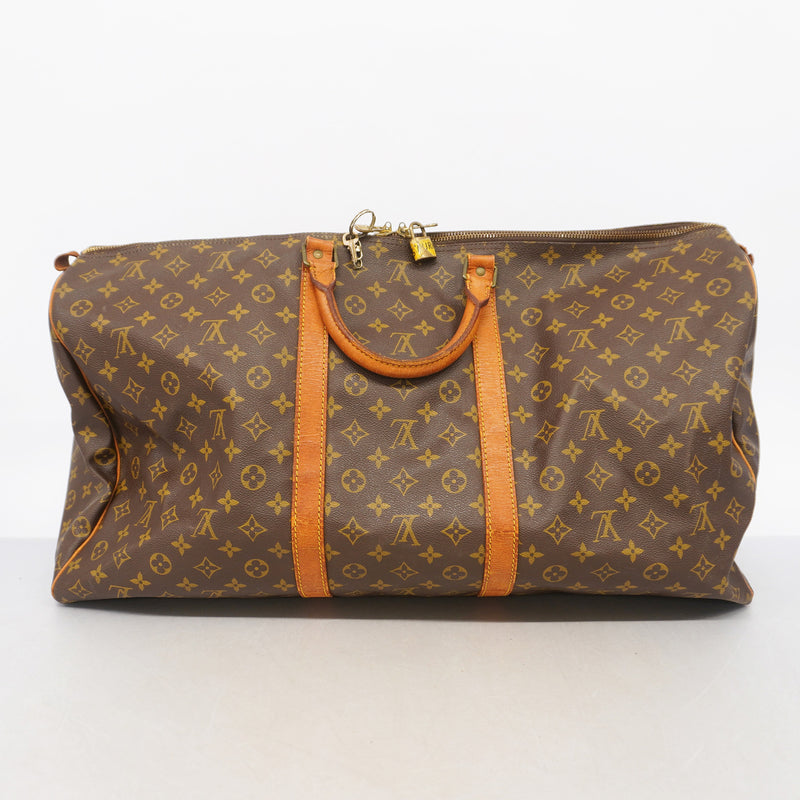 【6ib1608】ルイヴィトン ボストンバッグ モノグラム キーポル60 M41422 ブラウン【中古】メンズ レディース ユニセックス