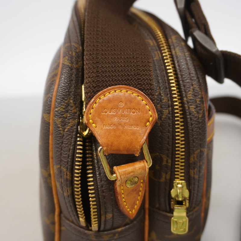 【6ib1611】ルイヴィトン ショルダーバッグ モノグラム リポーターPM M45254 ブラウン【中古】レディース