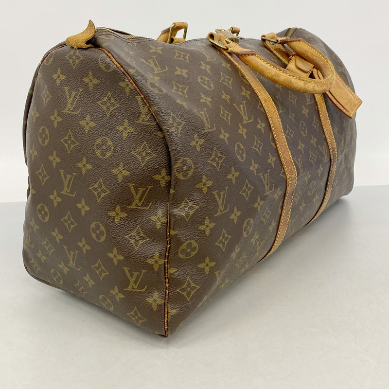 【6ib1621】ルイヴィトン ボストンバッグ モノグラム キーポル50 M41426 ブラウン【中古】メンズ レディース ユニセックス