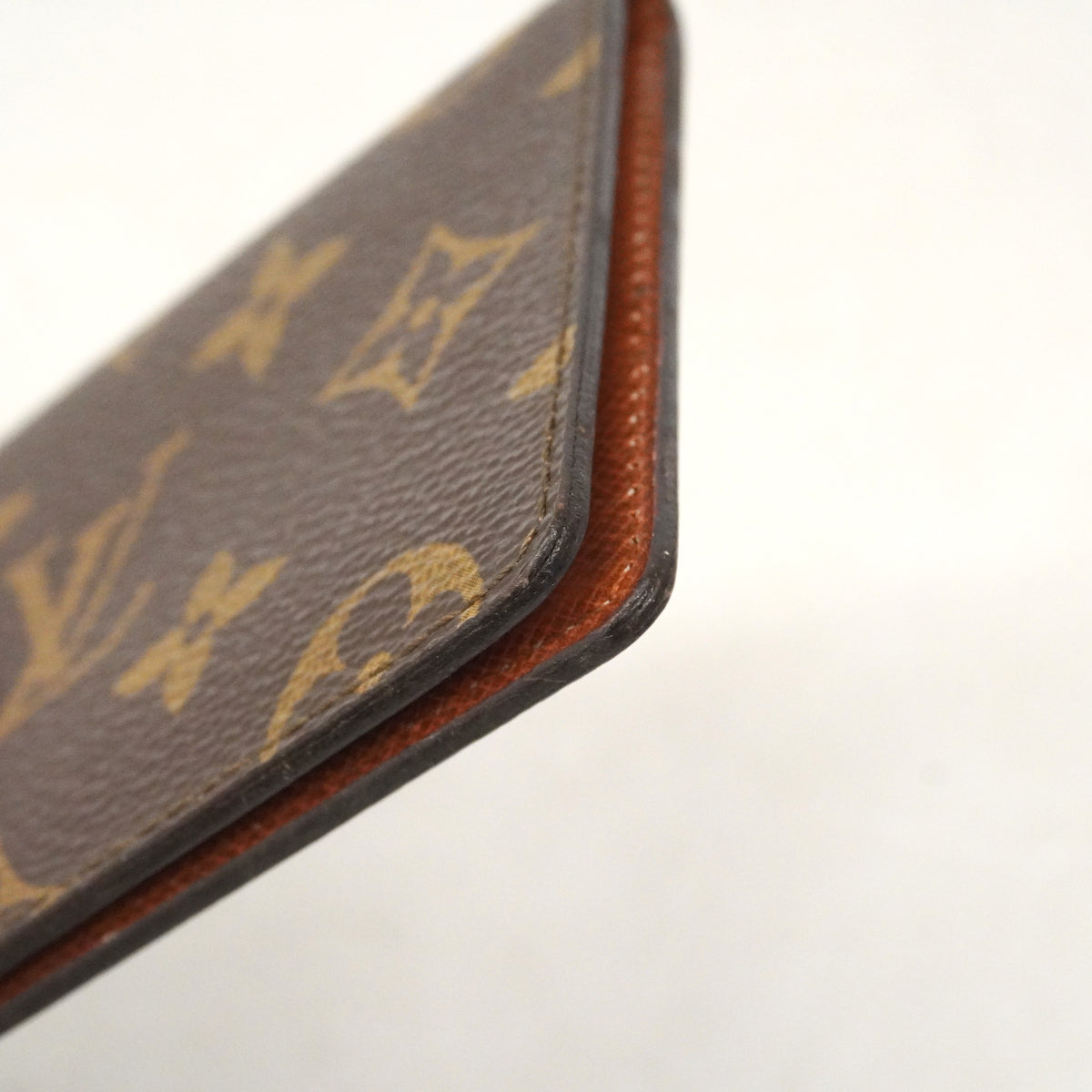 【6ib1627】ルイヴィトン パスケース モノグラム ポルト2カルトヴェルティカル M60533 ブラウン【中古】メンズ レディース ユニセックス