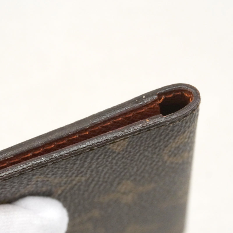【6ib1627】ルイヴィトン パスケース モノグラム ポルト2カルトヴェルティカル M60533 ブラウン【中古】メンズ レディース ユニセックス