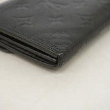 【6ib1633】ルイヴィトン 長財布 モノグラム・アンプラント ポルトフォイユサラ M61182 ノワール【中古】レディース