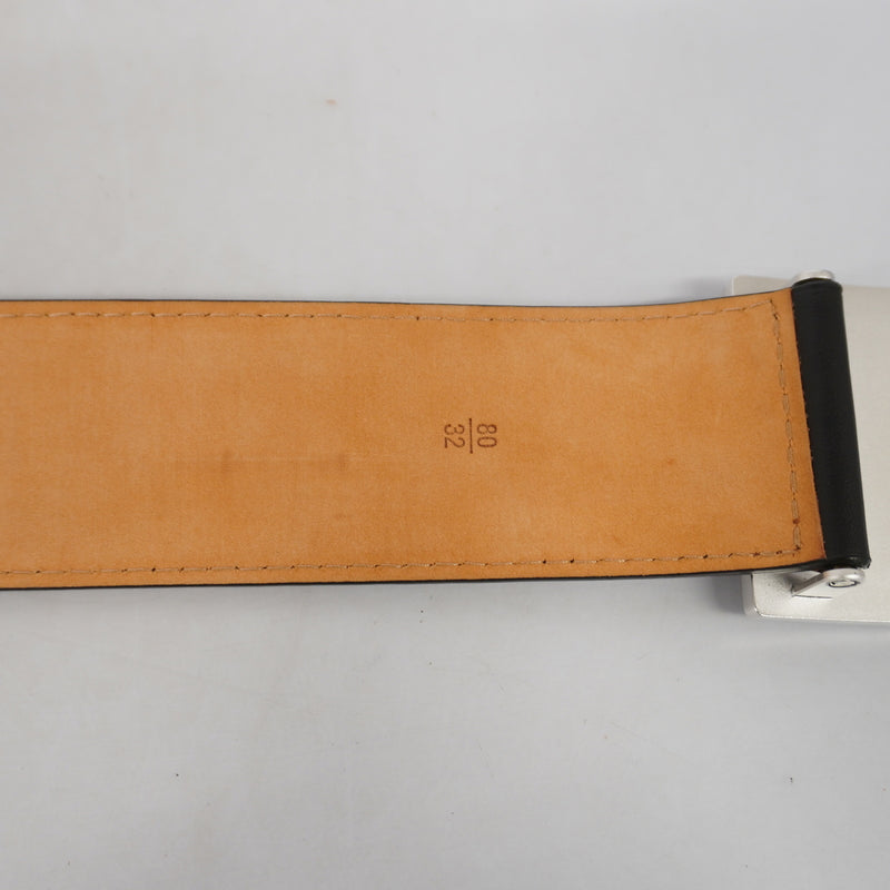 【6ib1636】ルイヴィトン ベルト サンチュールジーンズベルト M6812 ブラック【中古】メンズ