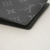 【6ib1637】ルイヴィトン 札入れ モノグラム・エクリプス ポルトフォイユスレンダー M62294 ブラック【中古】メンズ