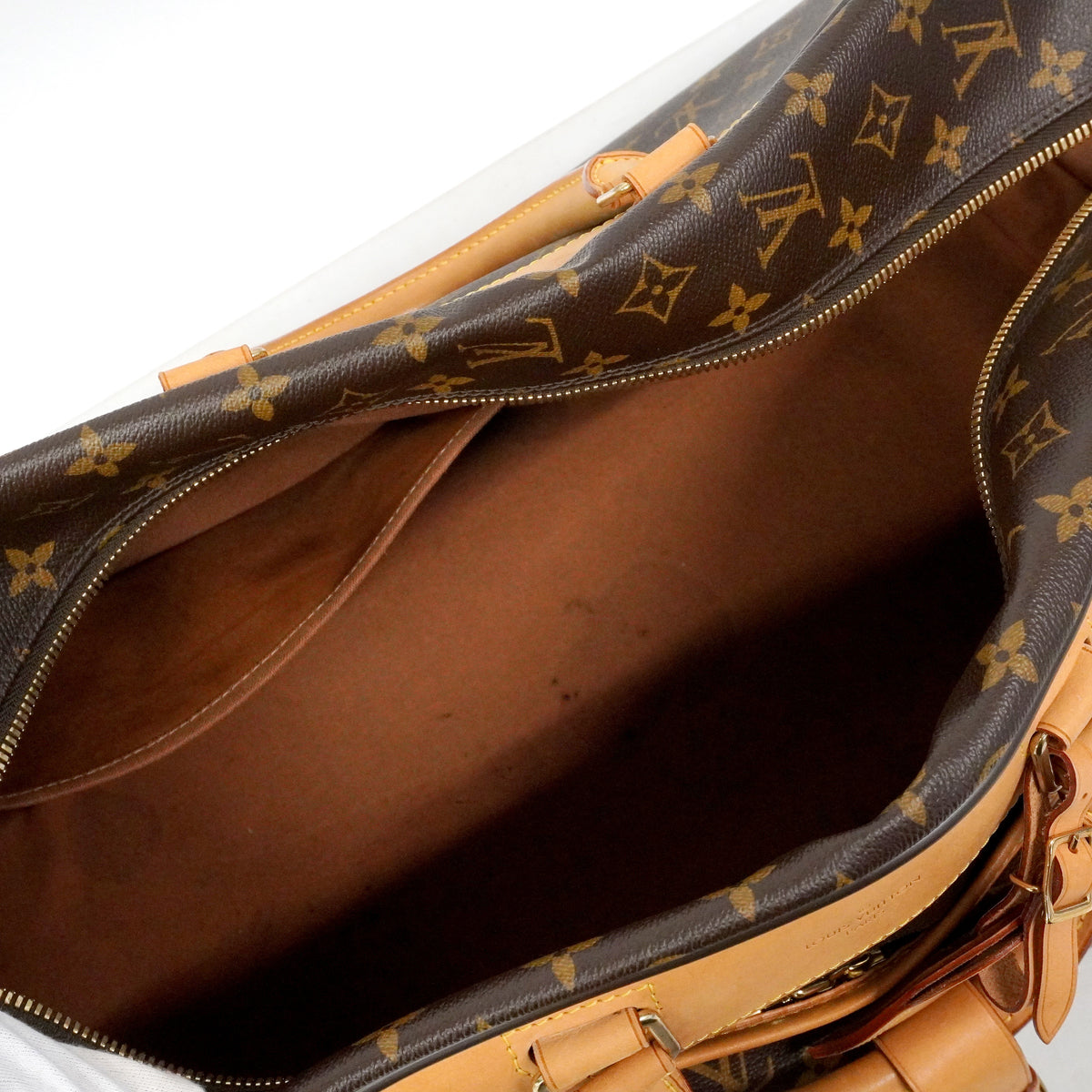 【6ib1638】ルイヴィトン キャリーバッグ モノグラム エオール50 M23204 ブラウン【中古】メンズ レディース ユニセックス