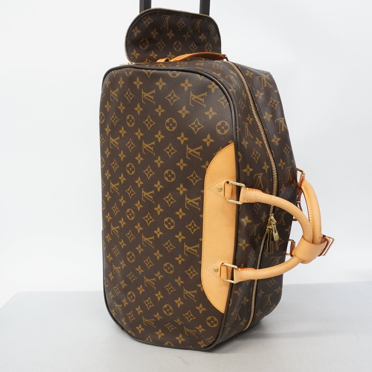 【6ib1638】ルイヴィトン キャリーバッグ モノグラム エオール50 M23204 ブラウン【中古】メンズ レディース ユニセックス