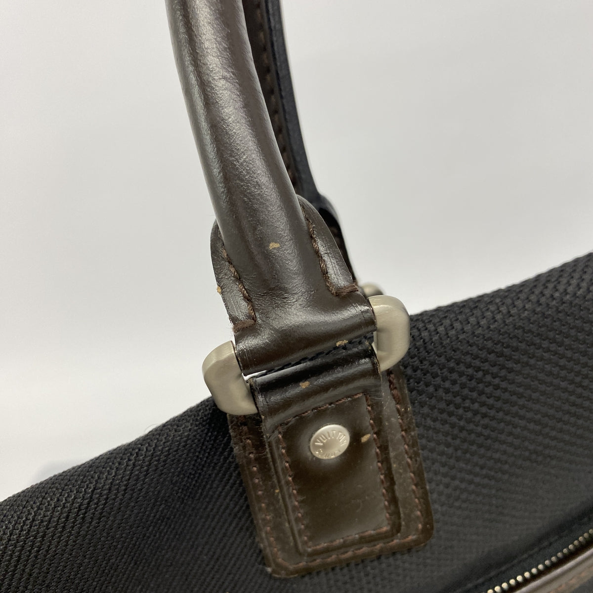 【6ib1645】ルイヴィトン ボストンバッグ ダミエ・ジェアン スヴラン M93227 ノワール【中古】メンズ