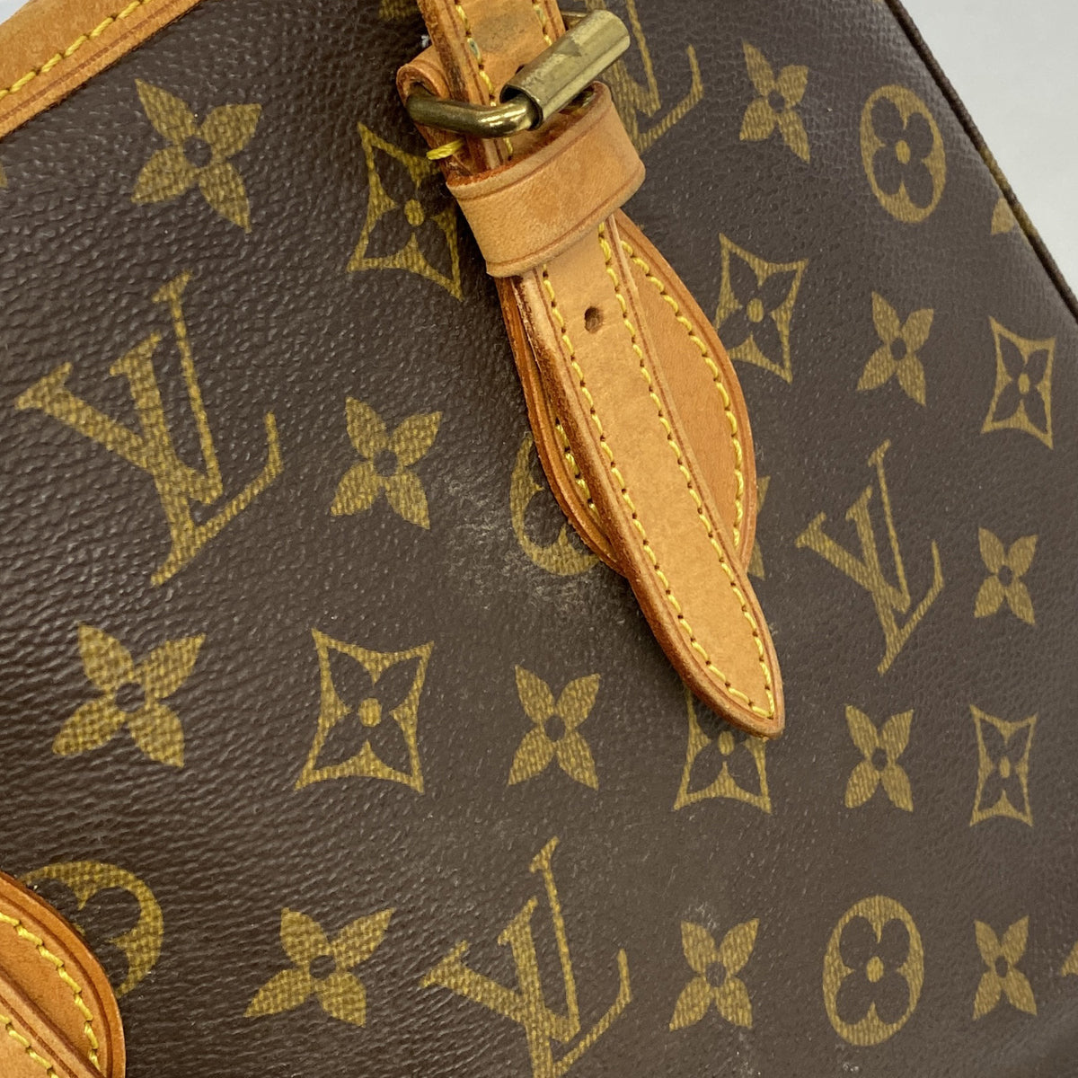 【6ib1647】ルイヴィトン トートバッグ モノグラム バケットPM M42238 ブラウン【中古】レディース