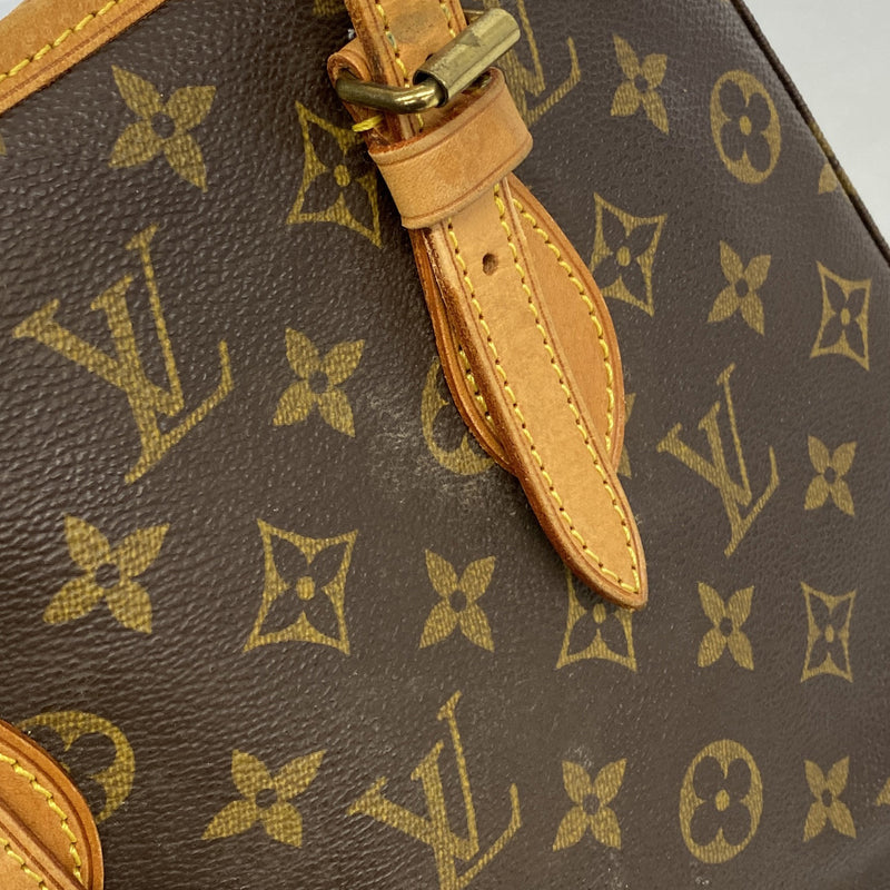 【6ib1647】ルイヴィトン トートバッグ モノグラム バケットPM M42238 ブラウン【中古】レディース