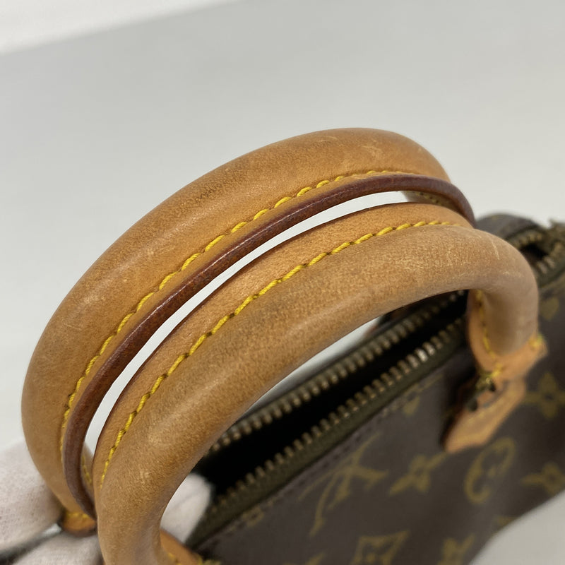 【6ib1650】ルイヴィトン ハンドバッグ モノグラム ミニスピーディ M41534 ブラウン【中古】レディース