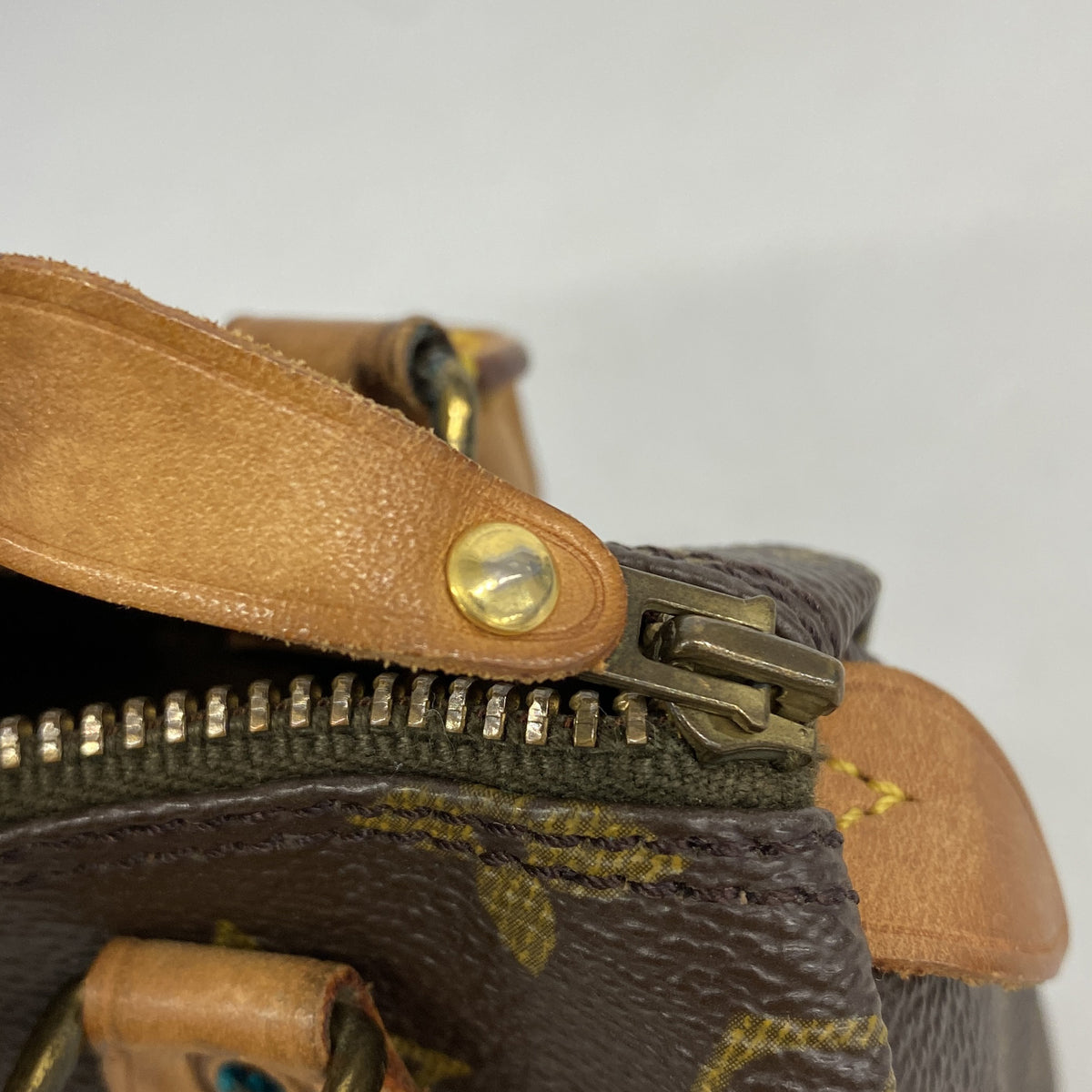【6ib1650】ルイヴィトン ハンドバッグ モノグラム ミニスピーディ M41534 ブラウン【中古】レディース