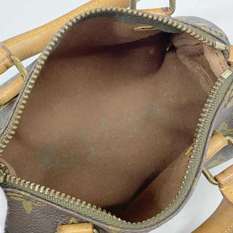 【6ib1650】ルイヴィトン ハンドバッグ モノグラム ミニスピーディ M41534 ブラウン【中古】レディース
