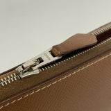 【6ib1652】エルメス 長財布 アザップロング ヴォーエプソン ゴールド シルバー金具 □L刻印【中古】メンズ レディース ユニセックス