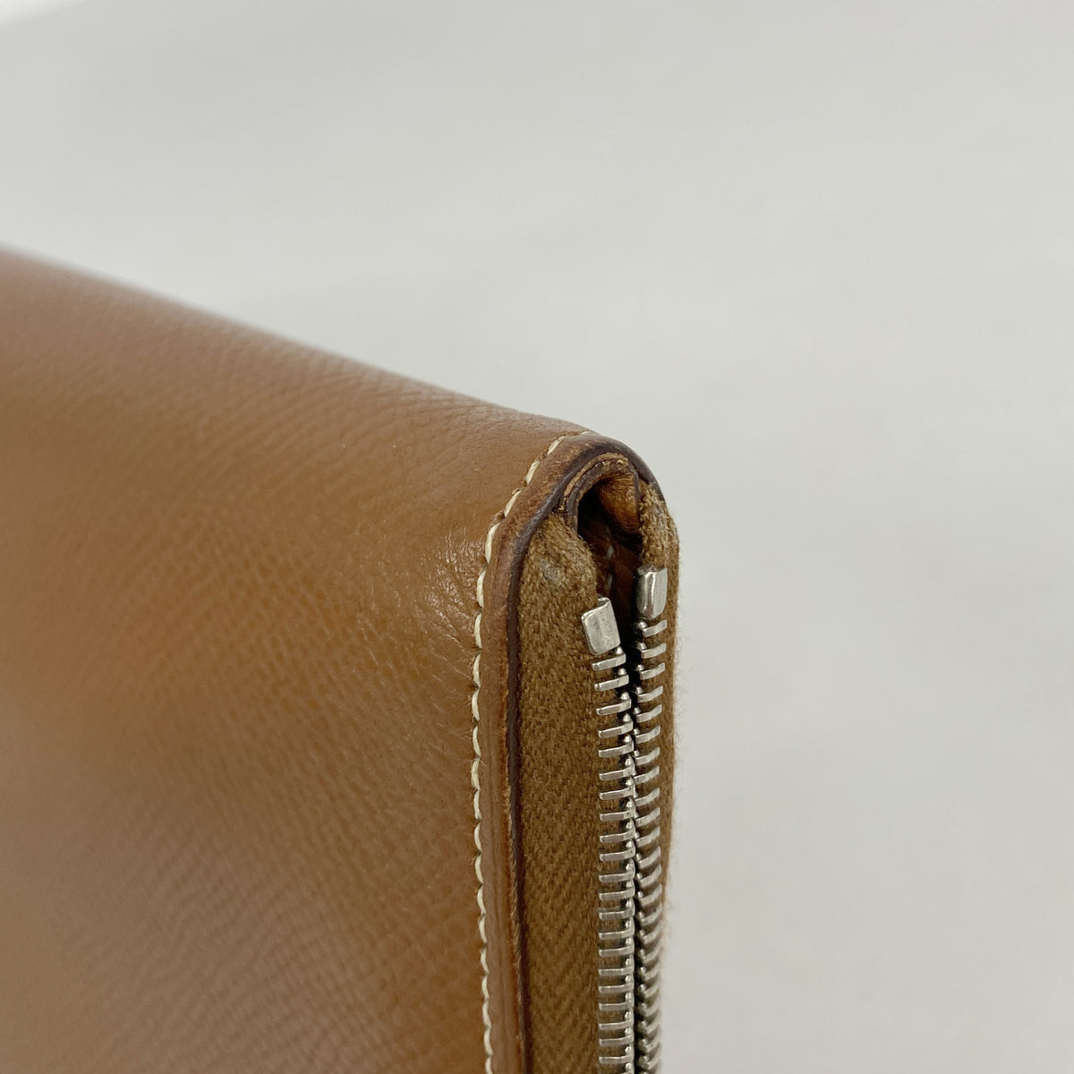 【6ib1652】エルメス 長財布 アザップロング ヴォーエプソン ゴールド シルバー金具 □L刻印【中古】メンズ レディース ユニセックス