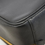 【6ib1654】シャネル バニティバッグ キャビアスキン ブラック ゴールド金具【中古】レディース
