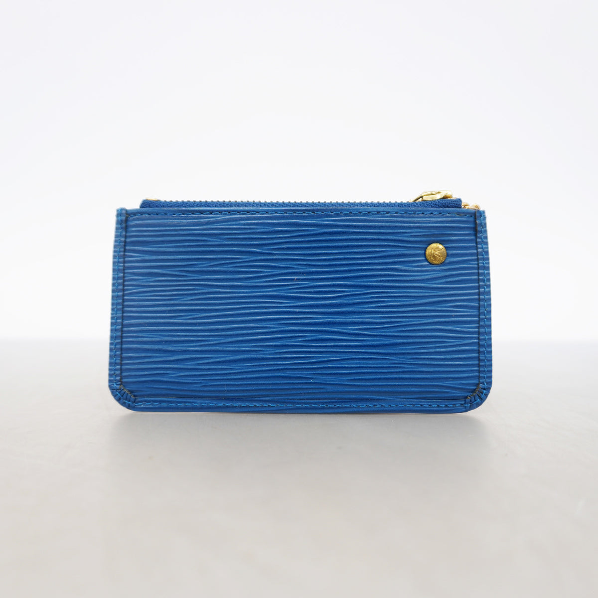 【6ib1662】ルイヴィトン コインケース エピ ポシェットクレ M63805 トレドブルー【中古】レディース