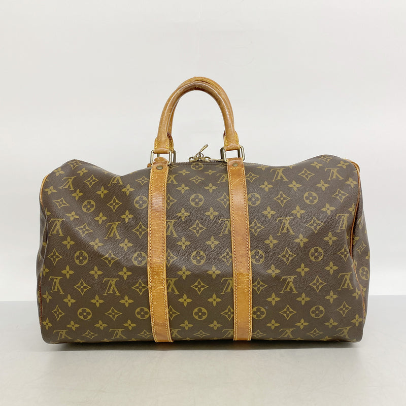 【6ib1663】ルイヴィトン ボストンバッグ モノグラム キーポル45 M41428 ブラウン【中古】メンズ レディース ユニセックス
