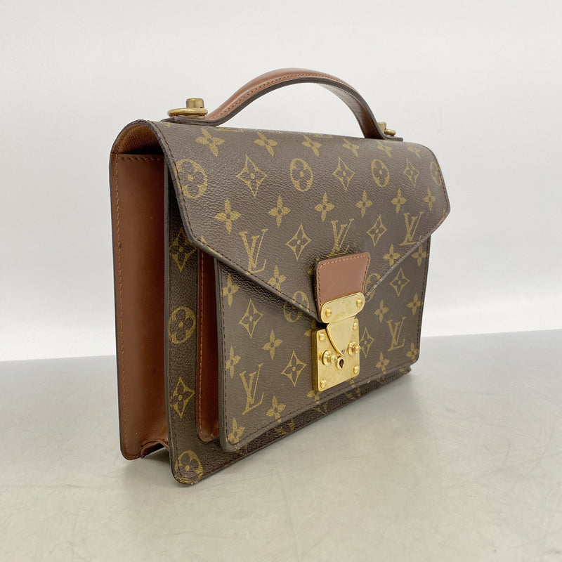 【6ib1670】ルイヴィトン ハンドバッグ モノグラム モンソー26 M51187 ブラウン【中古】レディース