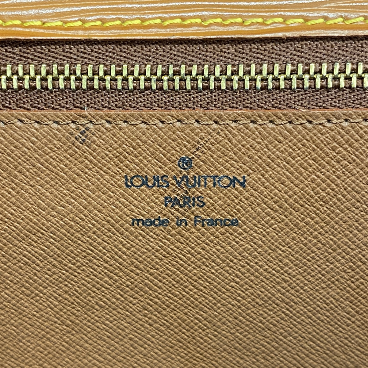 【6ib1671】ルイヴィトン クラッチバッグ エピ ポシェットセリエドラゴンヌ M52618 ジパングゴールド【中古】メンズ