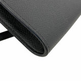 【6ib1674】エルメス ショルダーウォレット ケリーウォレットトゥーゴー ヴォーエプソン ブラック ゴールド金具 Z刻印【中古】レディース
